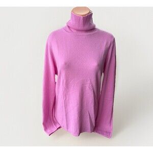 Kirkland Bubblegum Pink Cashmere Sweater Size XL